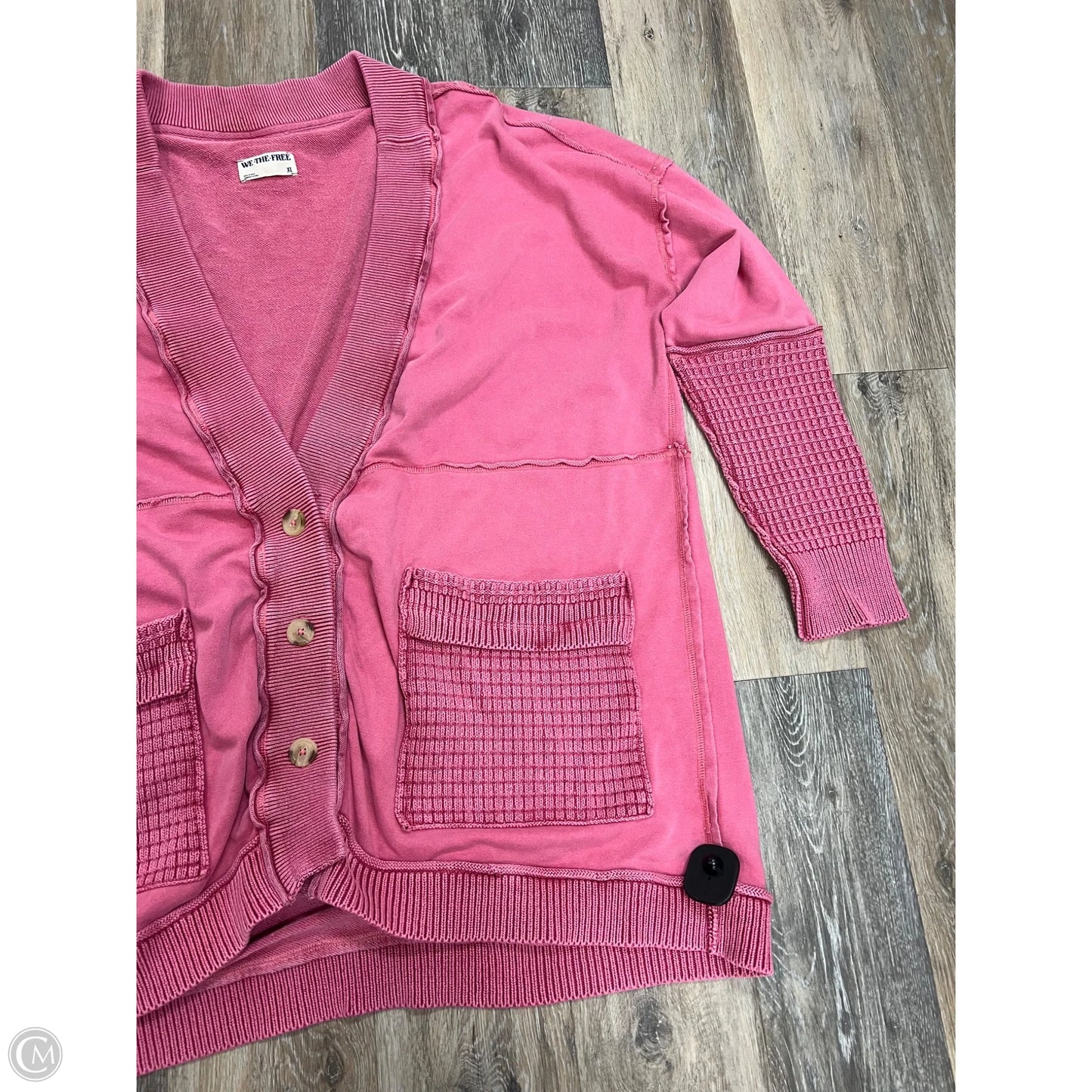 Sweater Cardigan By We The Free In Pink, Size: Xl