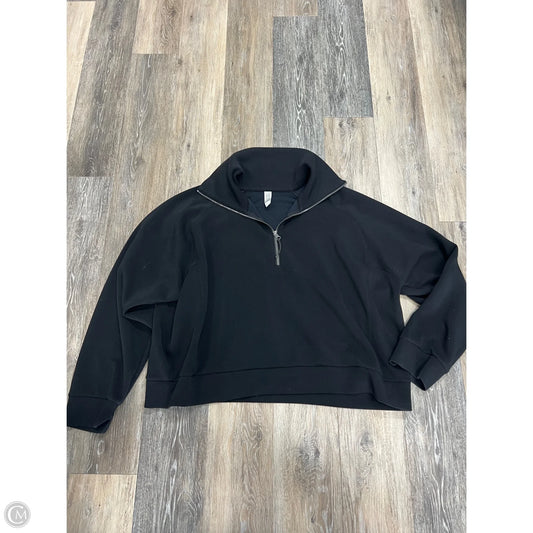 Athletic Sweatshirt Collar By Spanx In Black, Size: 3x