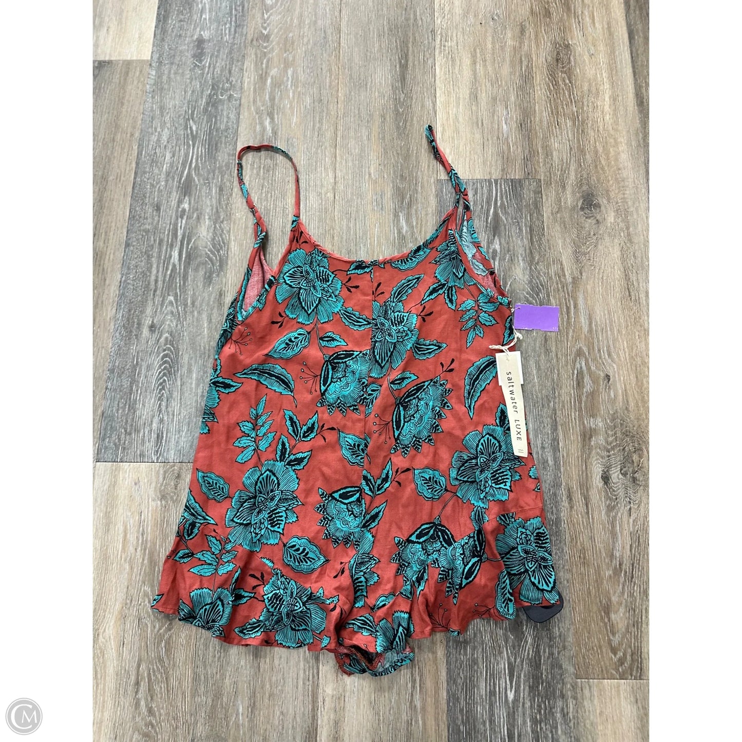 Romper By Saltwater Luxe In Floral Print, Size: Xs