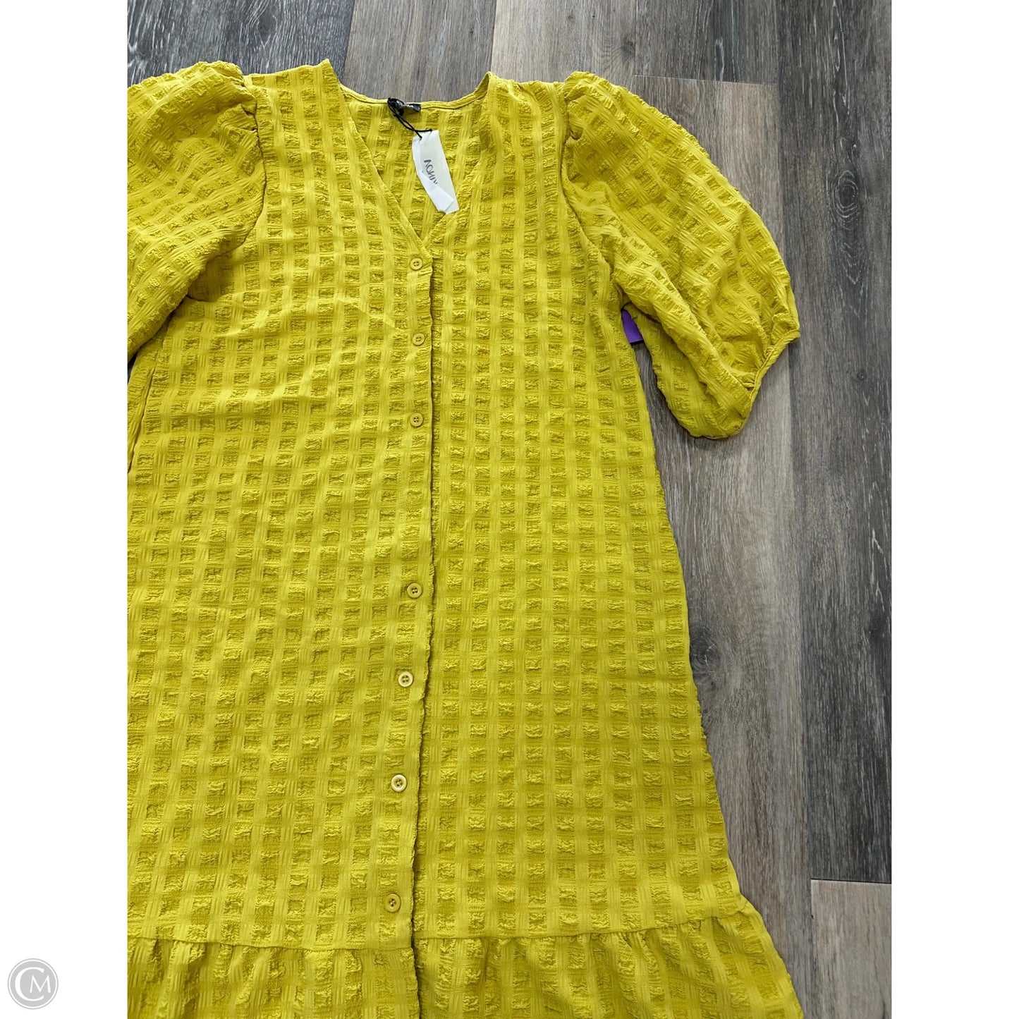 Dress Casual Midi By Vonda In Yellow, Size: M