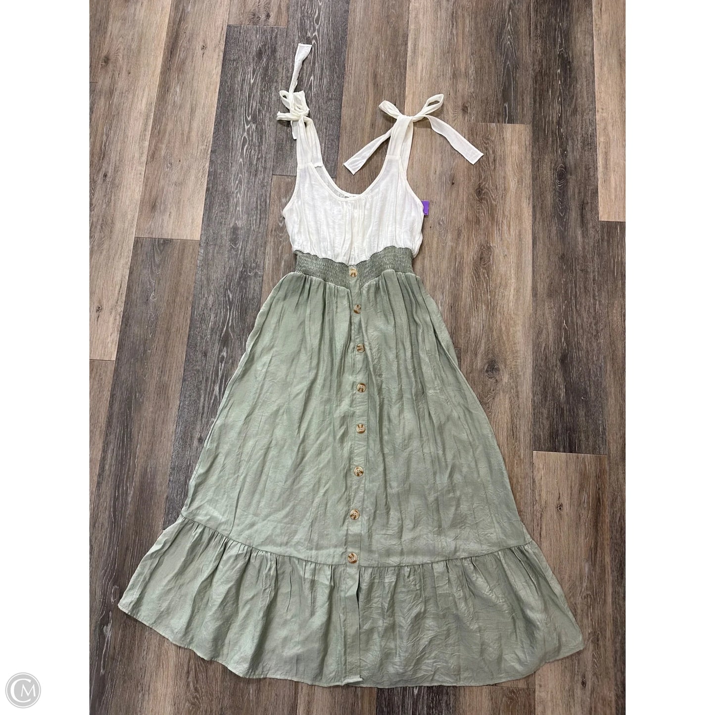 Dress Casual Maxi By Blu Pepper In Green, Size: M