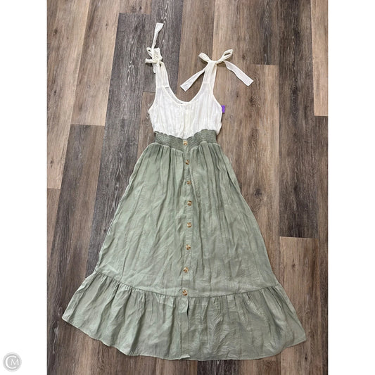 Dress Casual Maxi By Blu Pepper In Green, Size: M