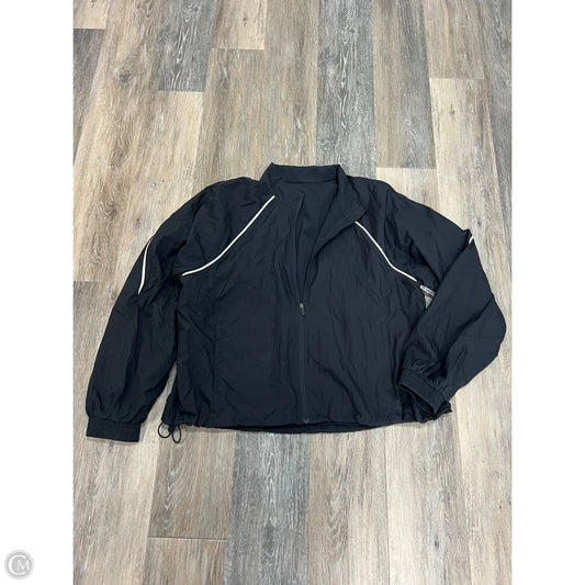 Athletic Jacket By Lululemon In Black, Size: 8