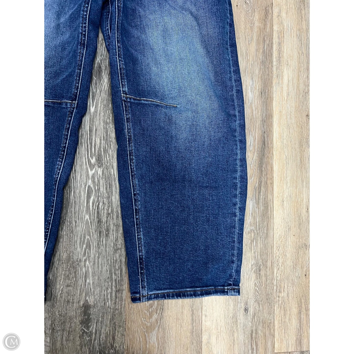 Jeans Wide Leg By Moco In Blue Denim, Size: 14