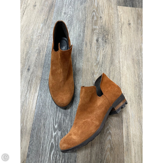 Boots Ankle Heels By Sorel In Orange, Size: 8