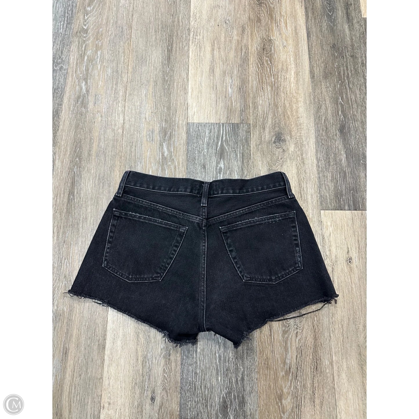 Shorts By Agolde In Black Denim, Size: 2