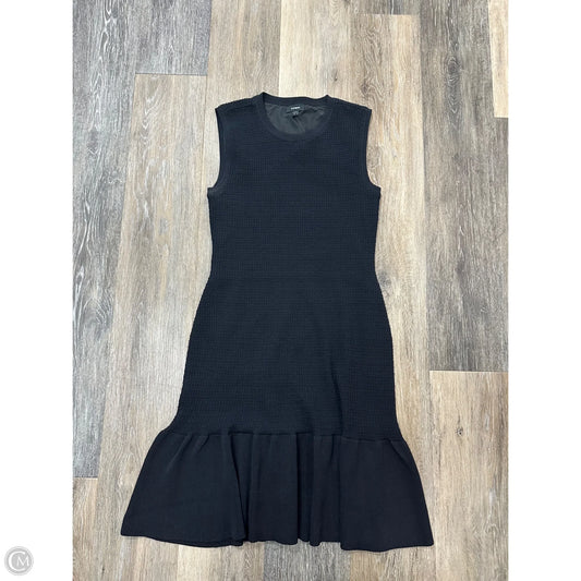 Dress Party Midi By Express In Black, Size: Xs