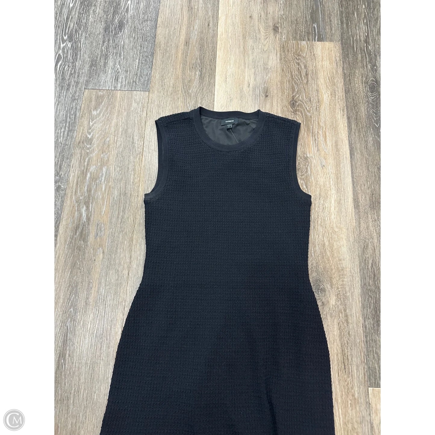 Dress Party Midi By Express In Black, Size: Xs