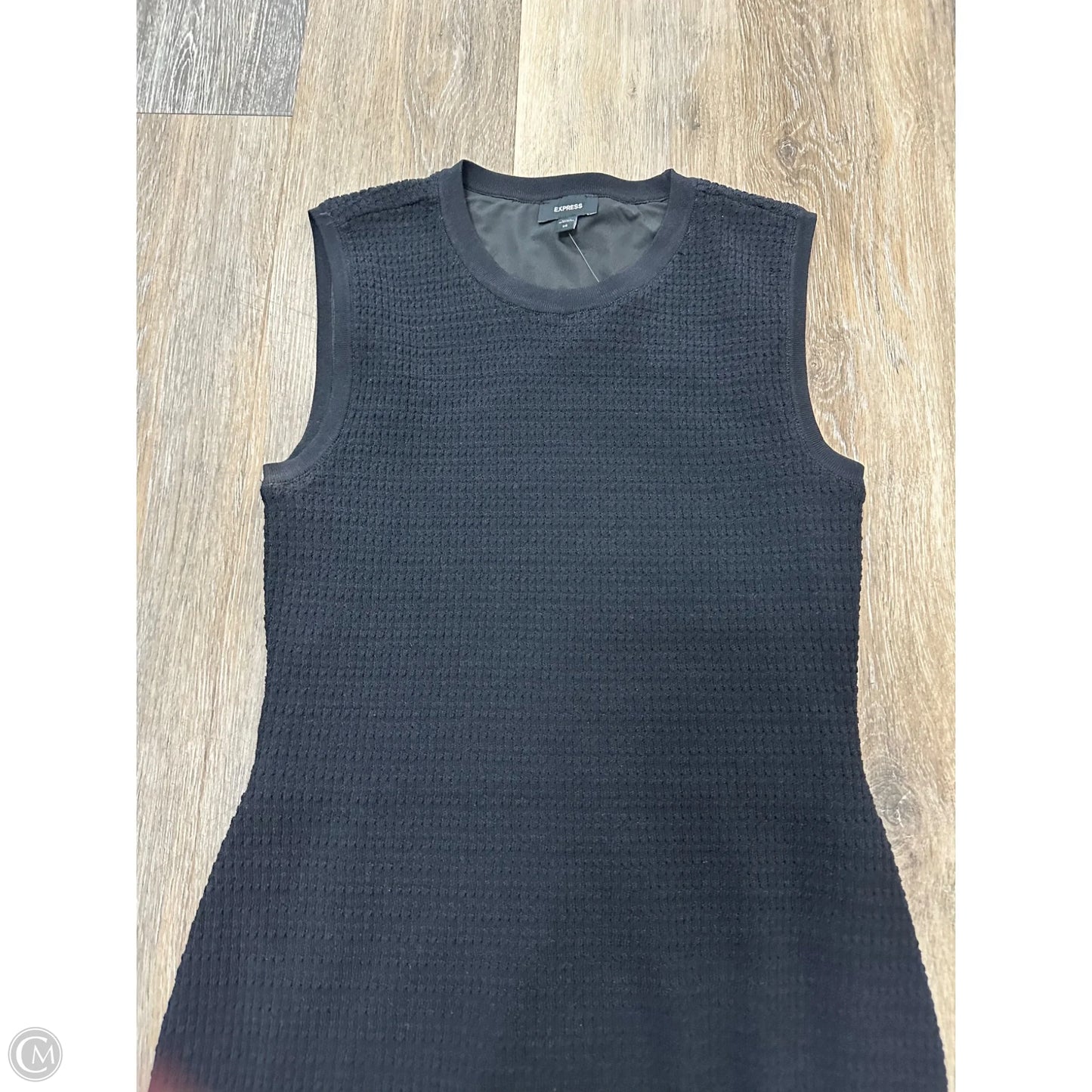Dress Party Midi By Express In Black, Size: Xs