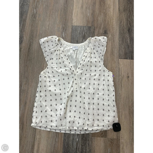 Top Sleeveless By Evereve In Cream, Size: Xs