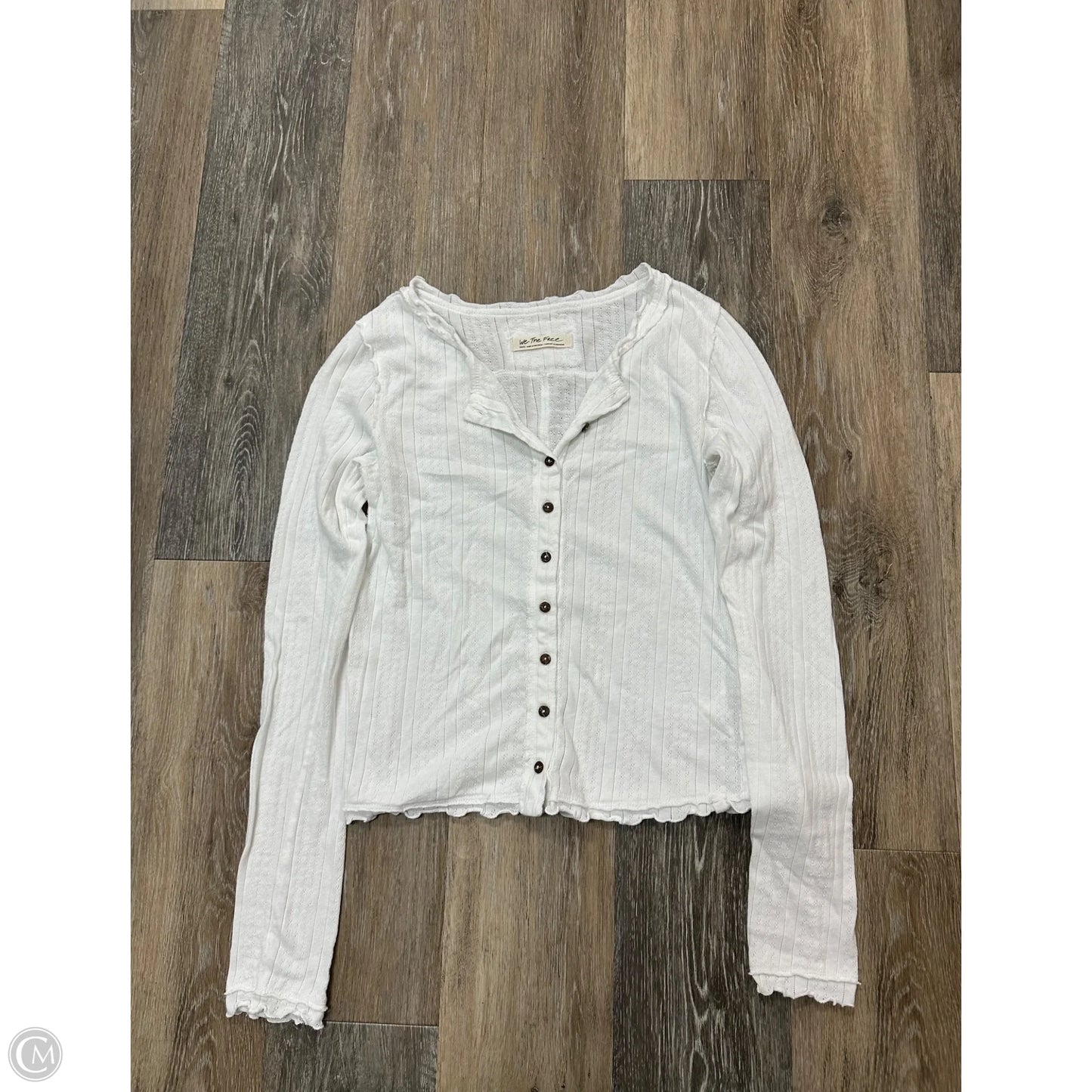 Top Long Sleeve By We The Free In White, Size: S