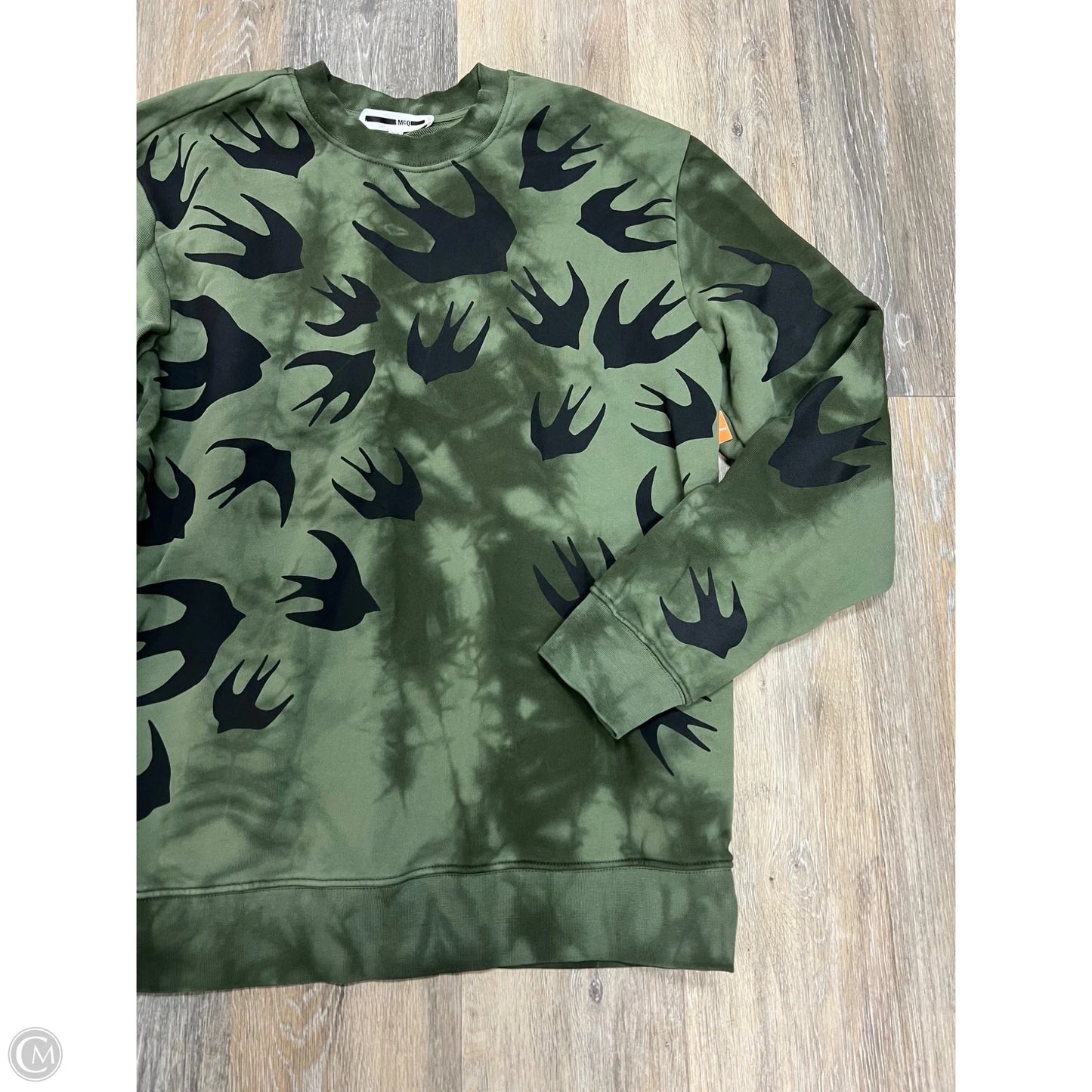 Sweatshirt Luxury Designer By Alexander Mcqueen In Green, Size: S