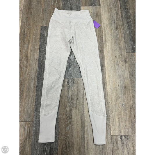Athletic Leggings By Alo In Cream, Size: Xs