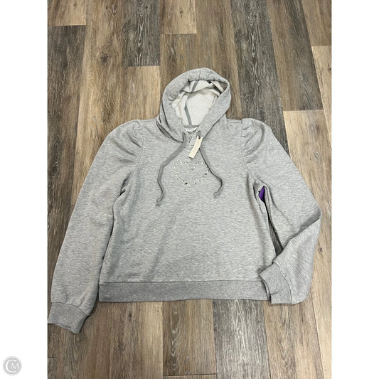 Sweatshirt Hoodie By Maeve In Grey, Size: Xl