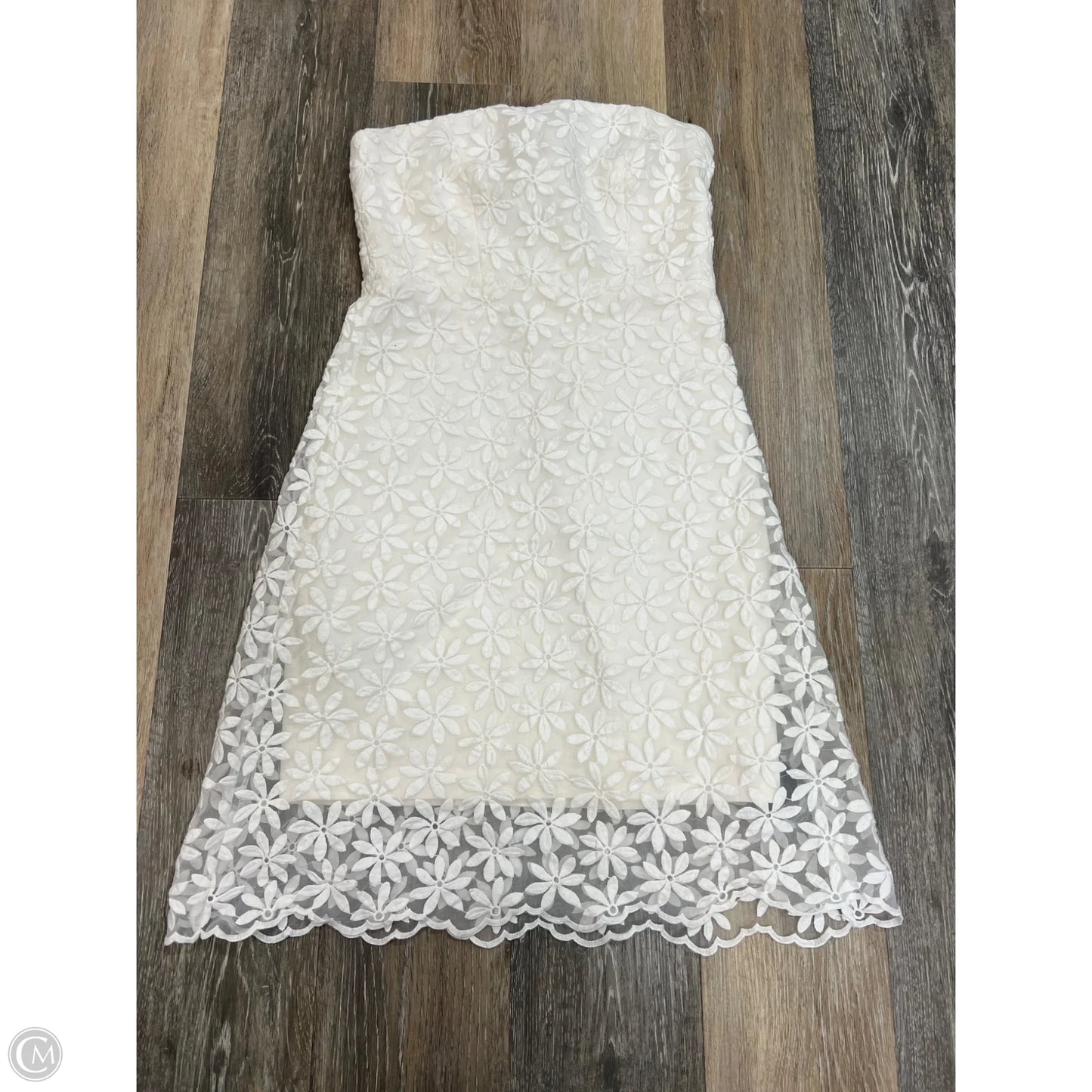 Dress Party Short By Badgley Mischka In White, Size: 2