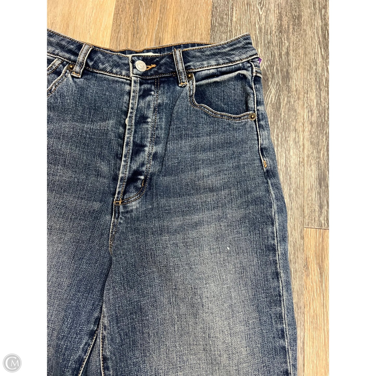 Jeans Straight By Rollas In Blue Denim, Size: 6/28