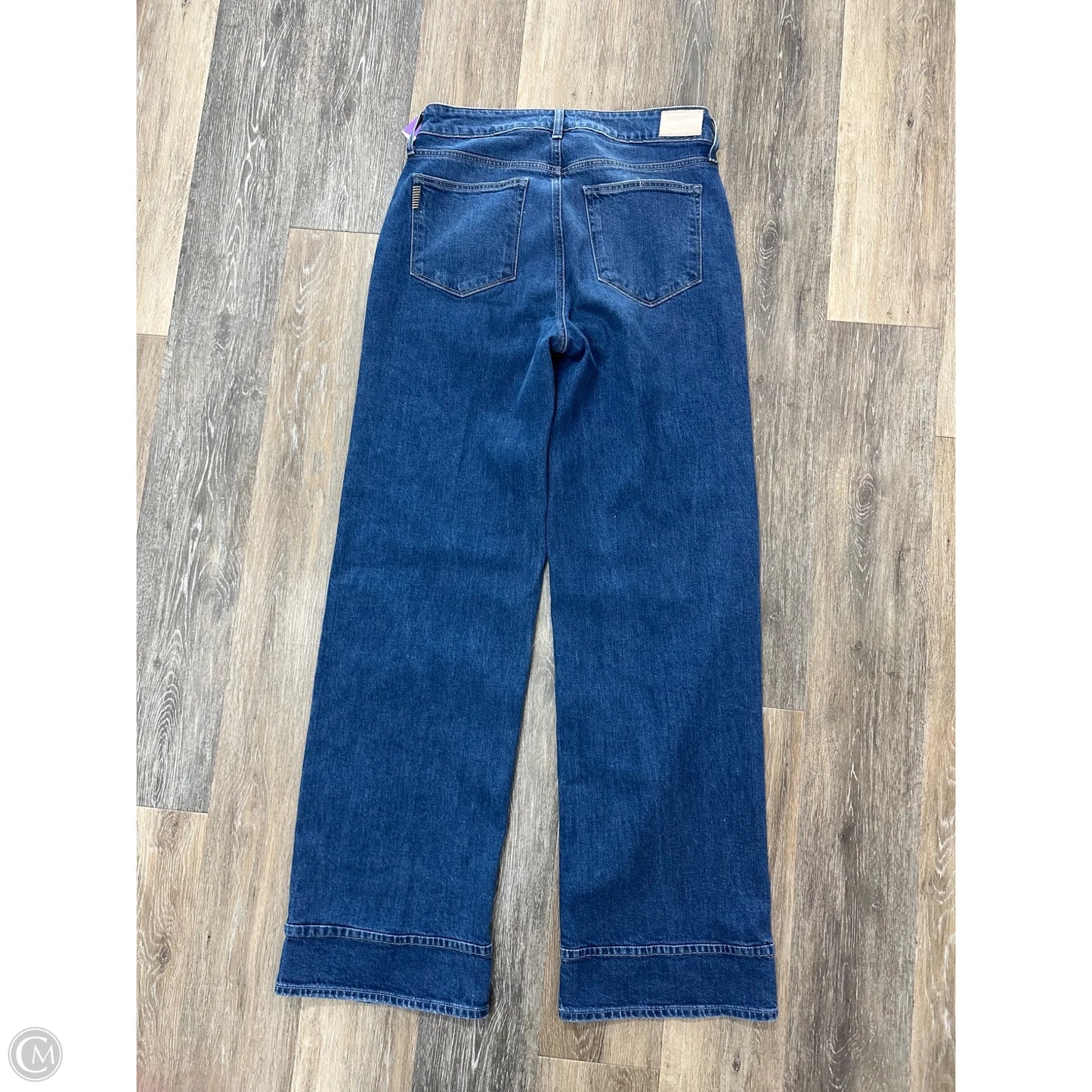 Jeans Wide Leg By Paige In Blue Denim, Size: 12