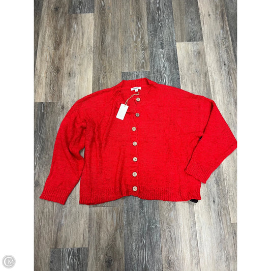 Sweater Cardigan By Wishlist In Red, Size: L