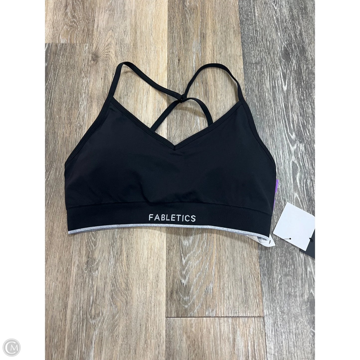 Athletic Bra By Fabletics In Black, Size: Xl