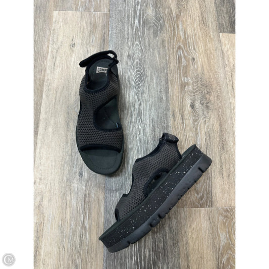 Sandals Heels Platform By Camper In Black, Size: 9
