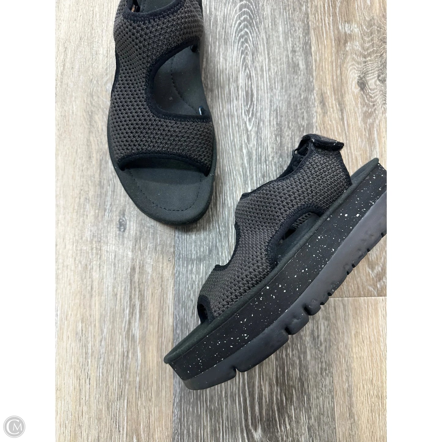 Sandals Heels Platform By Camper In Black, Size: 9