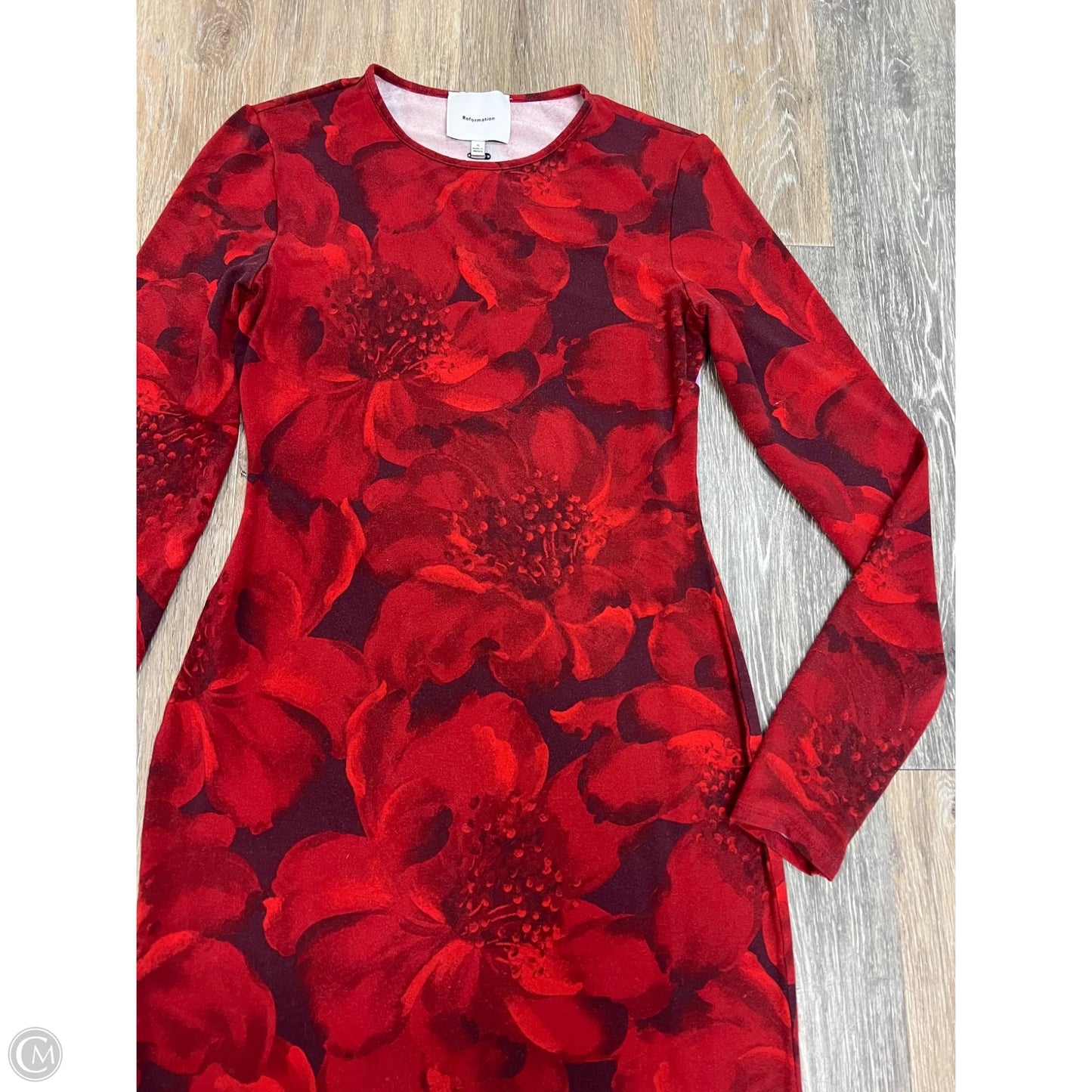 Dress Casual Maxi By Reformation In Red, Size: S
