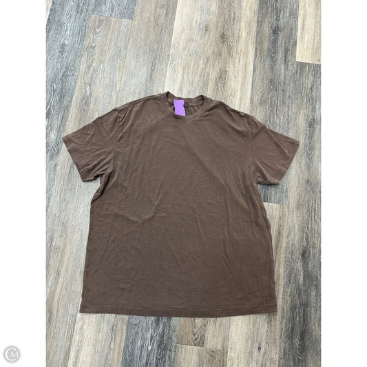 Top Short Sleeve By Skims In Brown, Size: Xl