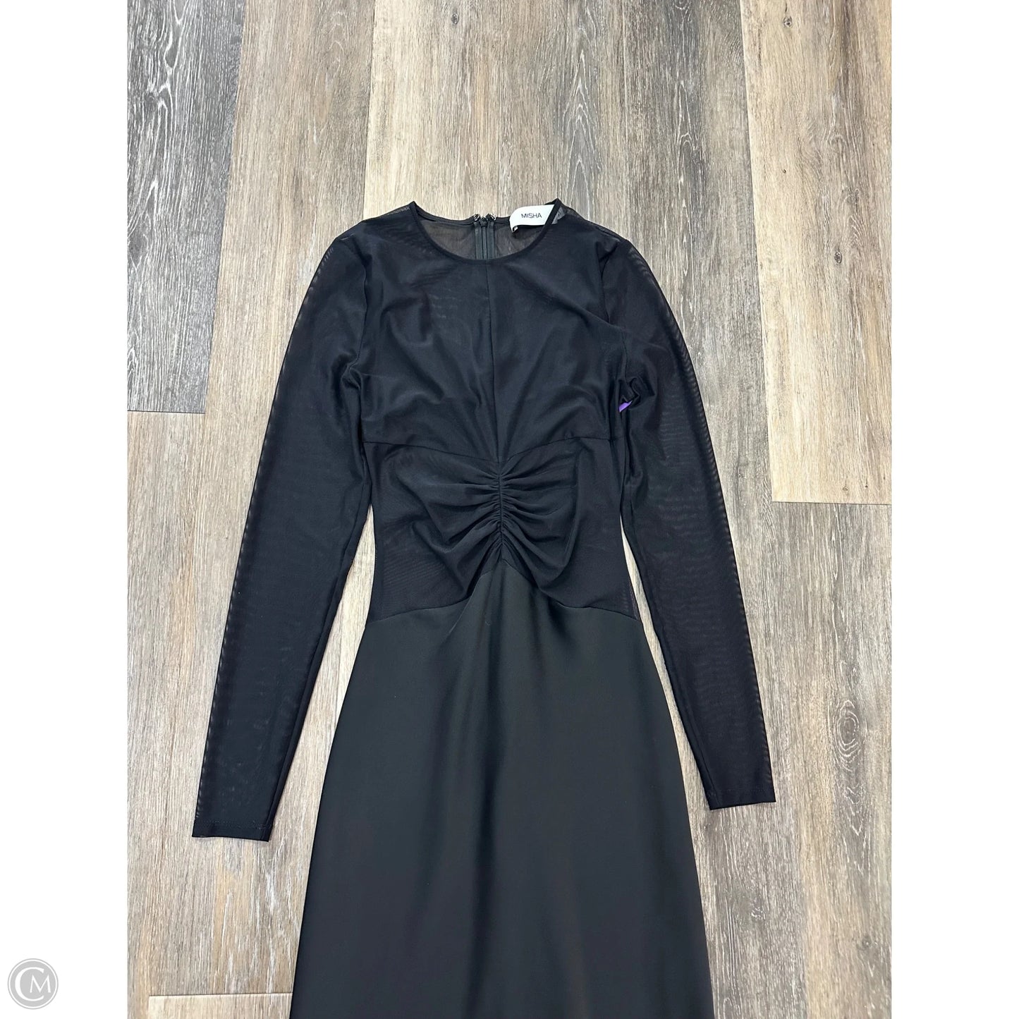 Dress Party Long By Misha In Black, Size: S
