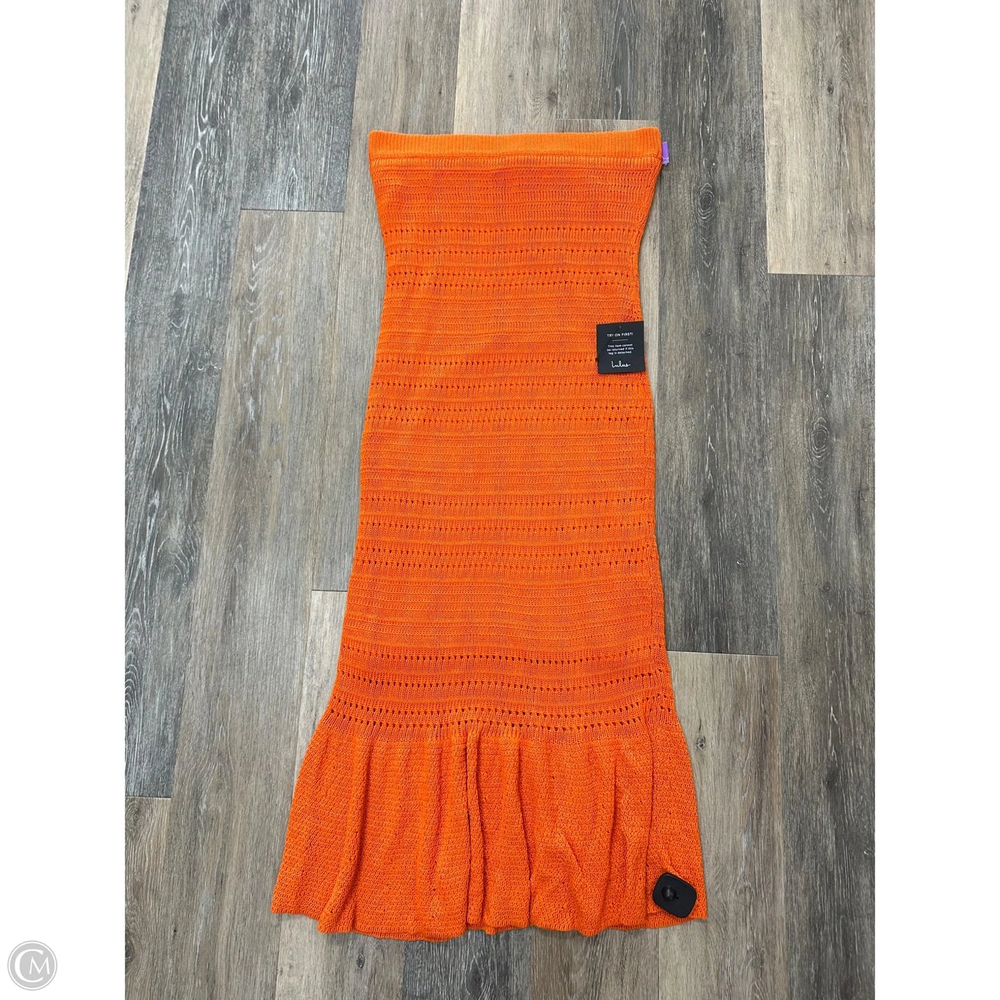 Skirt Maxi By Lulus In Orange, Size: Xl