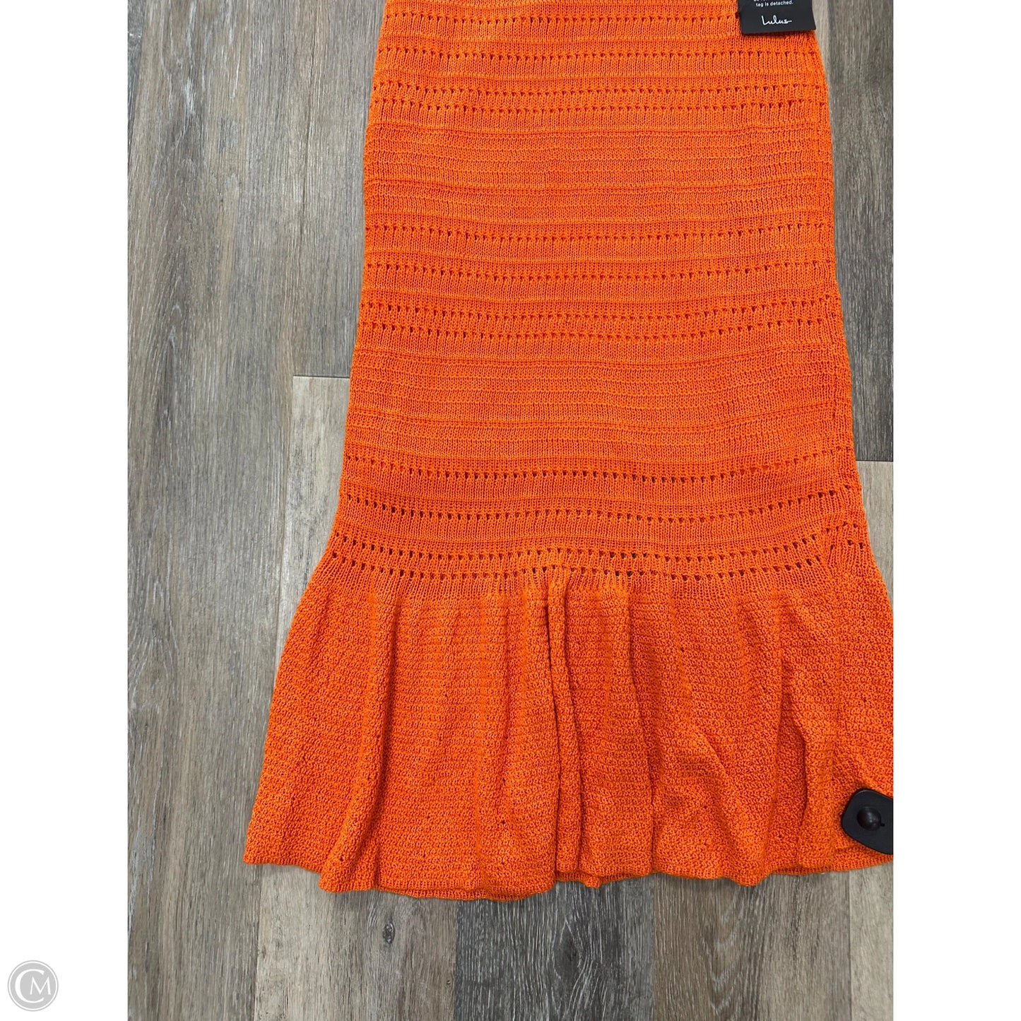 Skirt Maxi By Lulus In Orange, Size: Xl