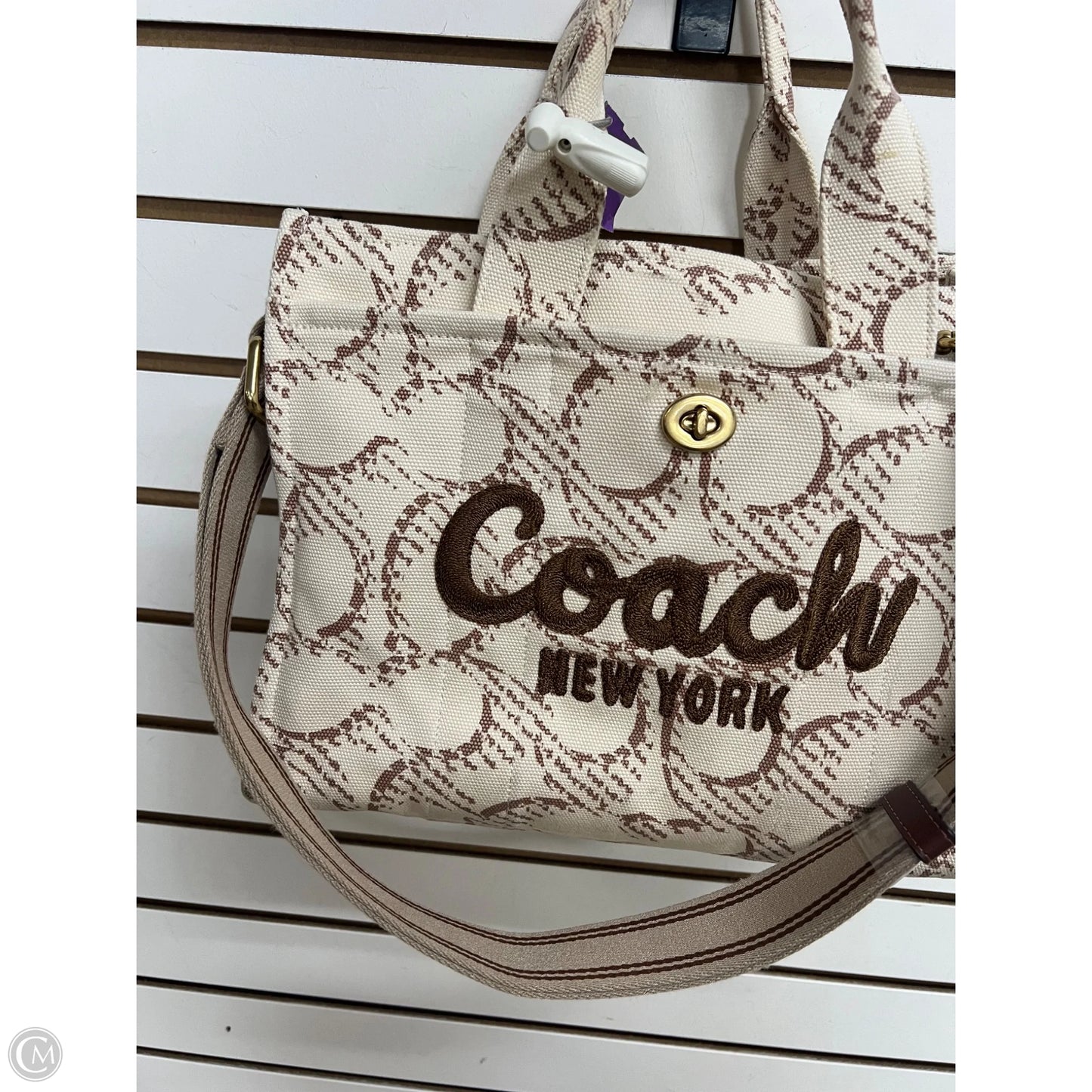 Tote Designer By Coach, Size: Medium
