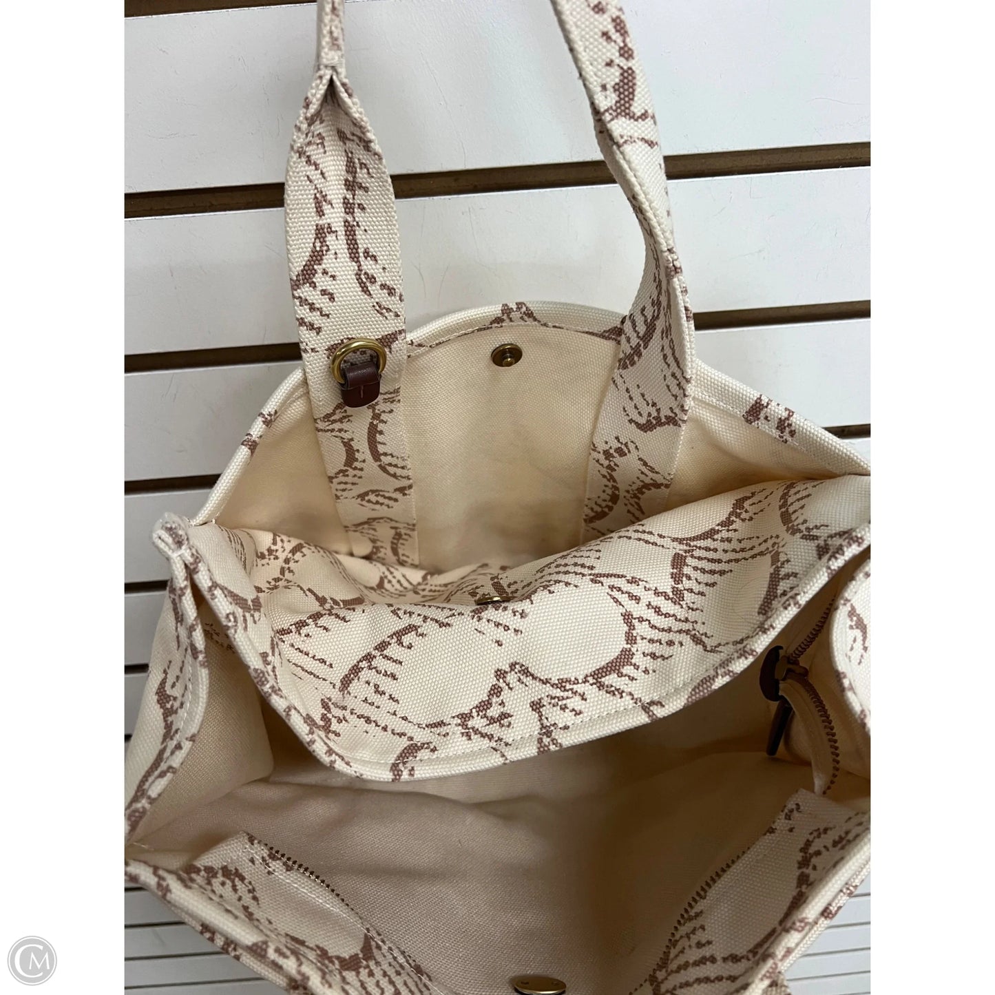 Tote Designer By Coach, Size: Medium