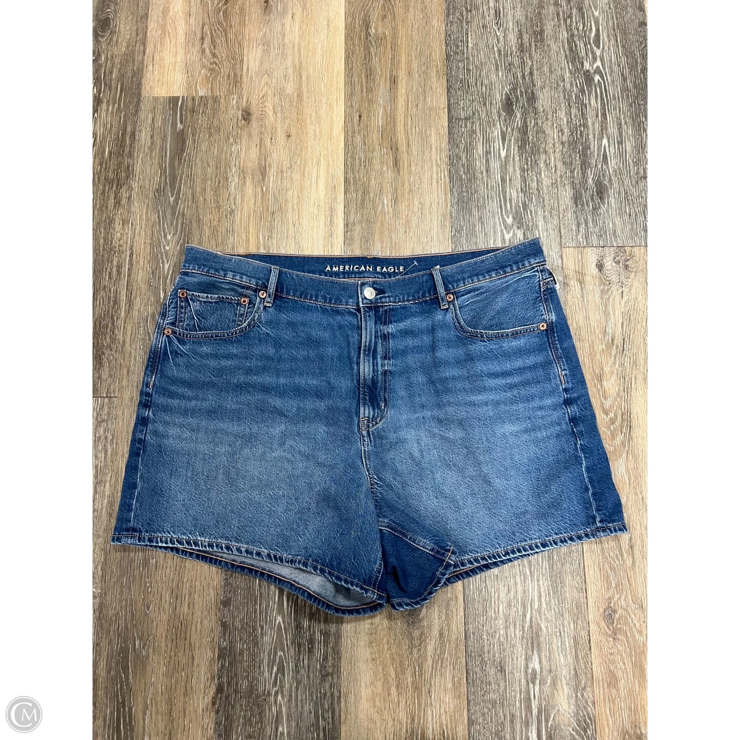 Shorts By American Eagle In Blue Denim, Size: 18