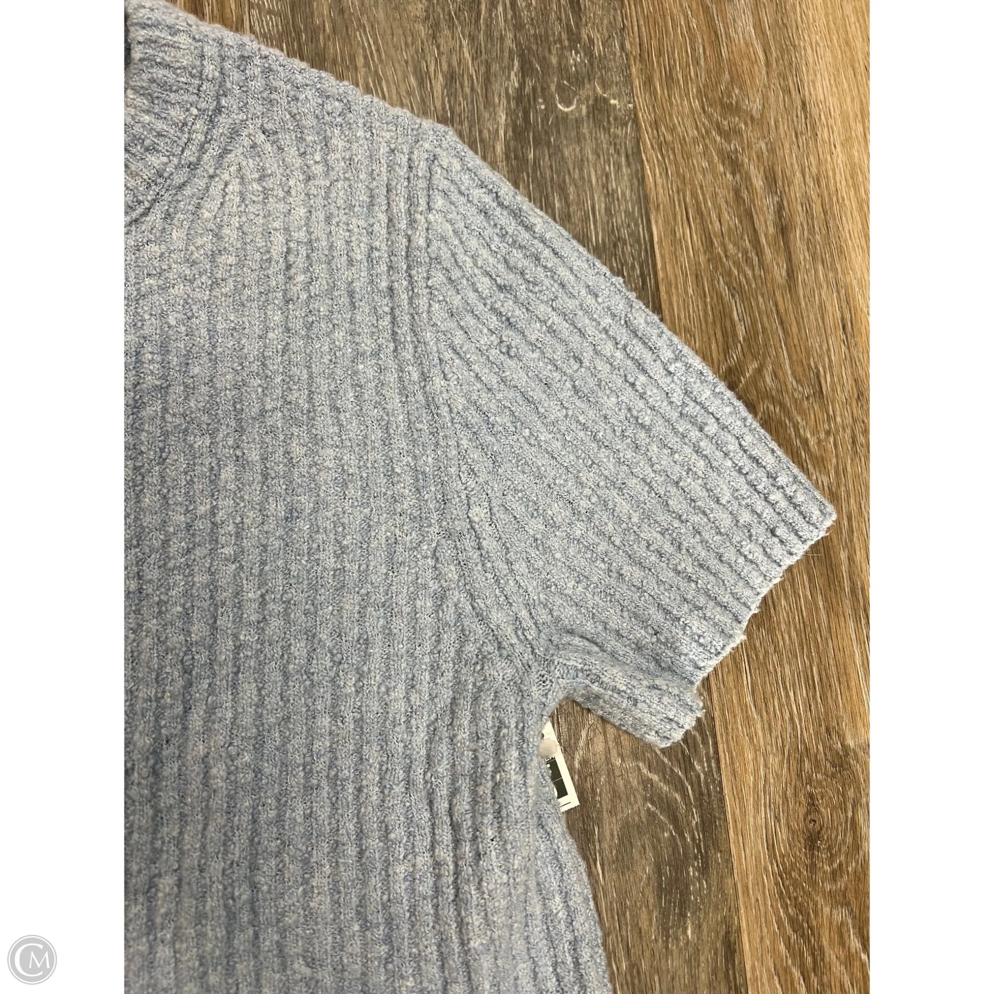 Top Short Sleeve By Madewell In Blue, Size: M