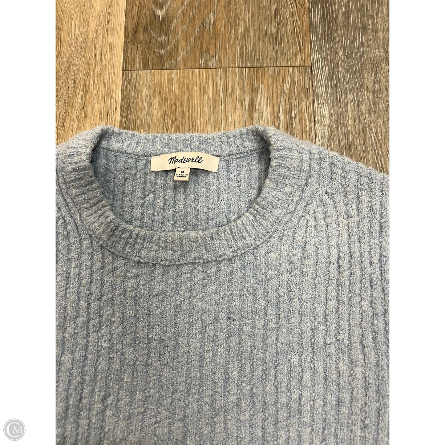 Top Short Sleeve By Madewell In Blue, Size: M