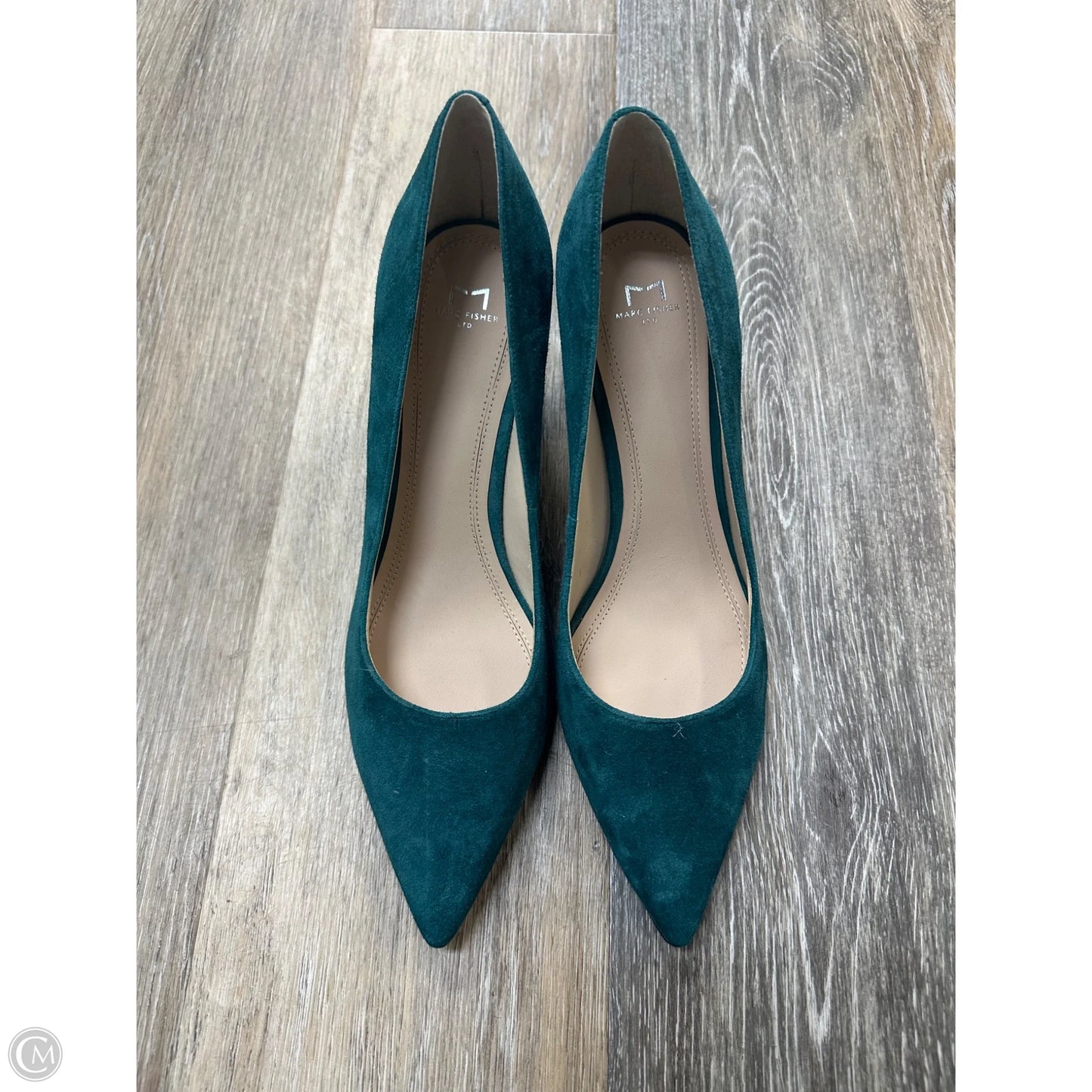 Shoes Heels Block By Marc Fisher In Green, Size: 9.5
