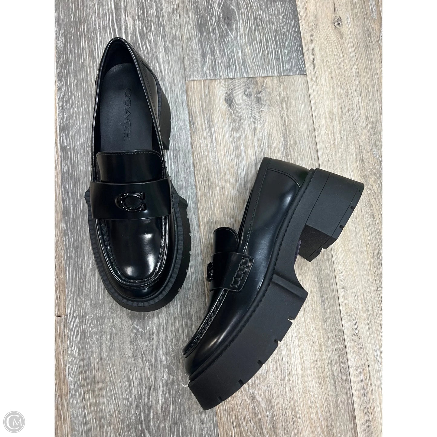Shoes Designer By Coach In Black, Size: 6