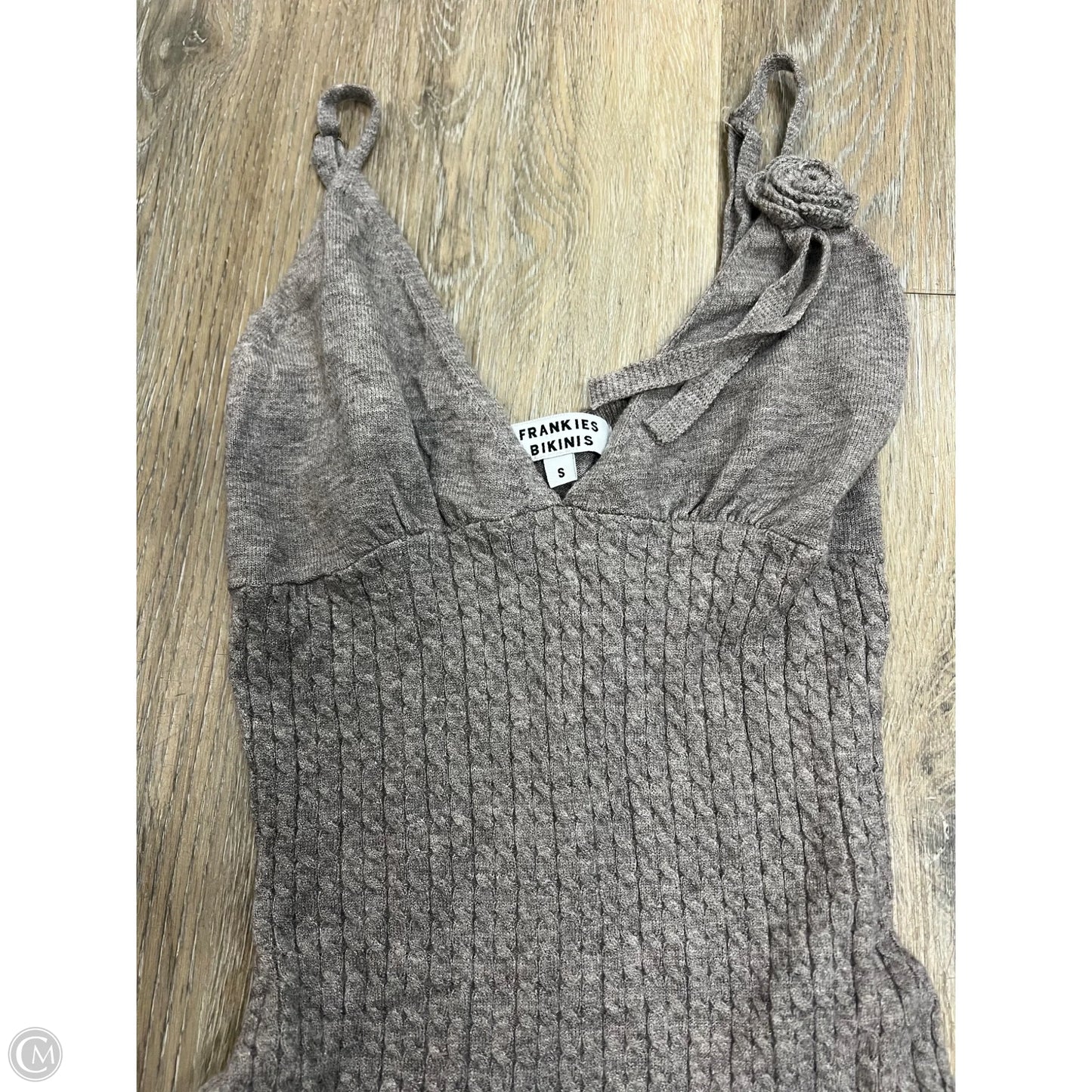 Dress Casual Short By Frankies Bikinis In Grey, Size: S