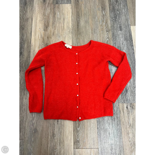 Sweater Cardigan By Sezane In Red, Size: Xs