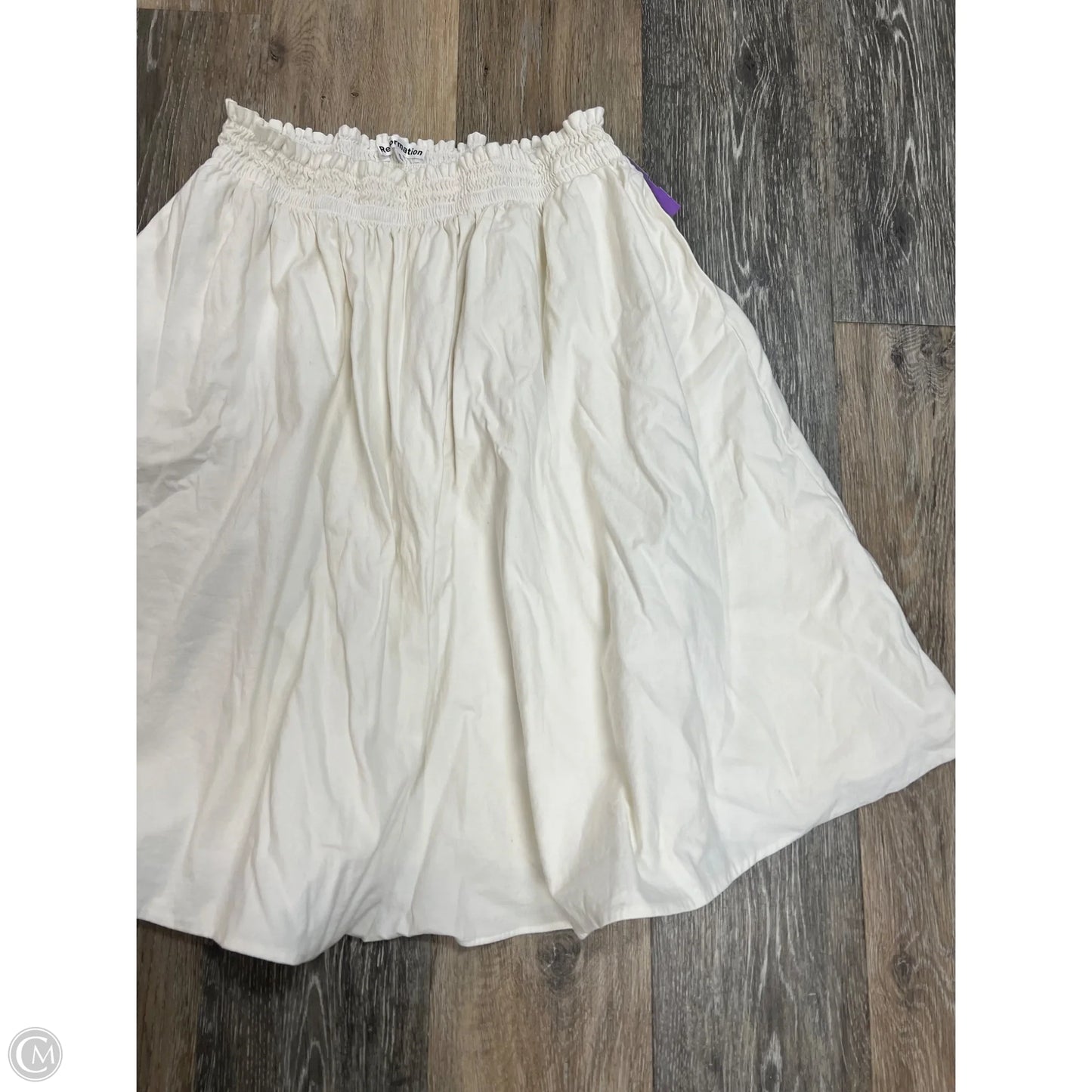 Skirt Mini & Short By Reformation In Cream, Size: S