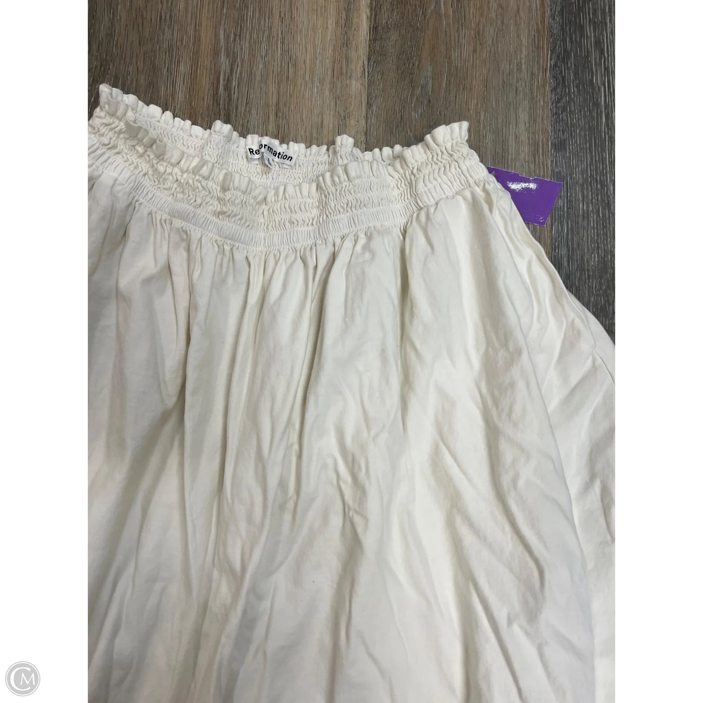 Skirt Mini & Short By Reformation In Cream, Size: S