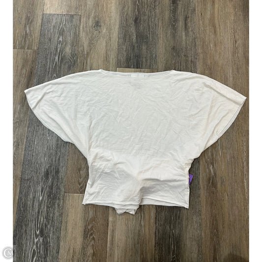 Top Short Sleeve By Reformation In Cream, Size: S