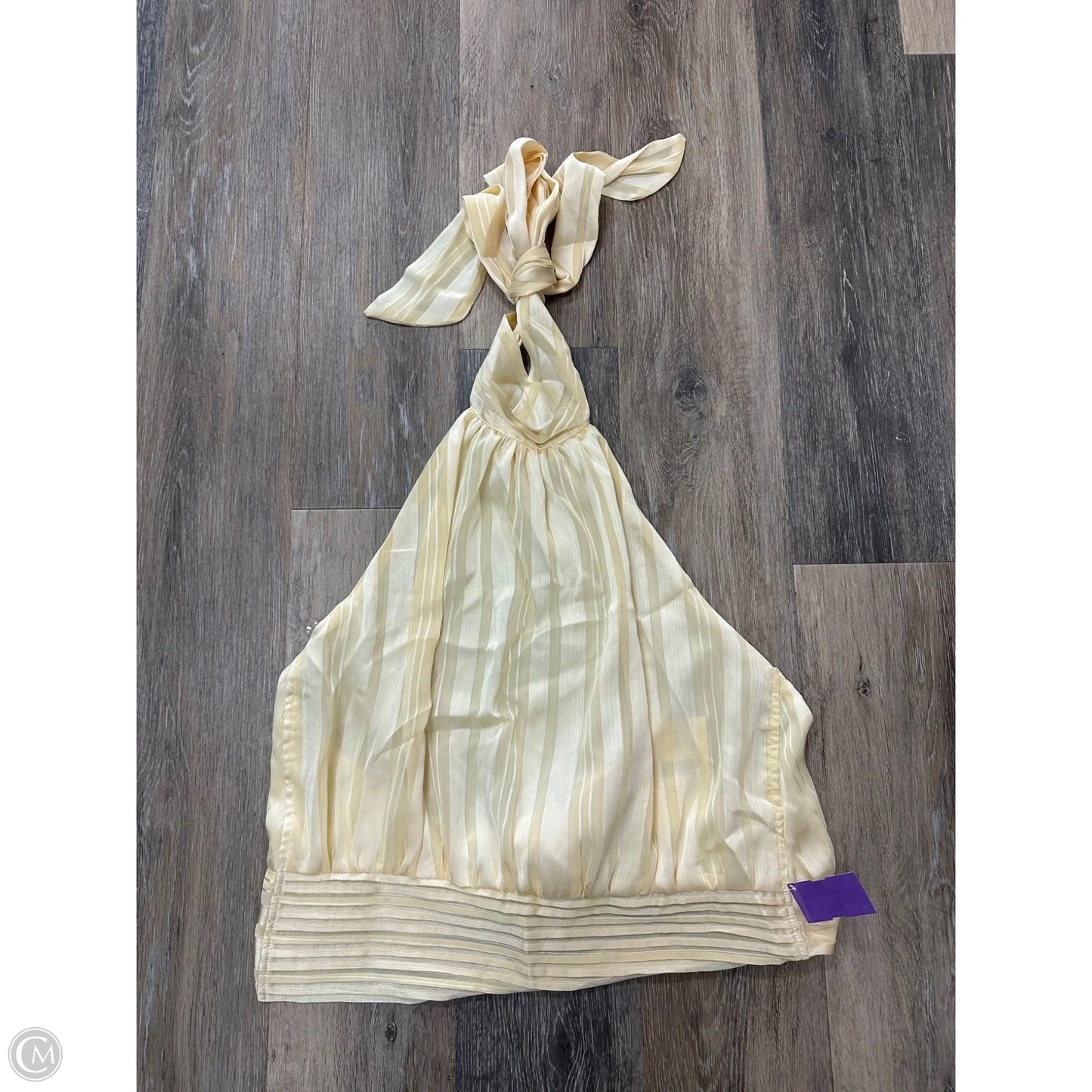 Top Sleeveless By Peppermayo In Yellow, Size: S
