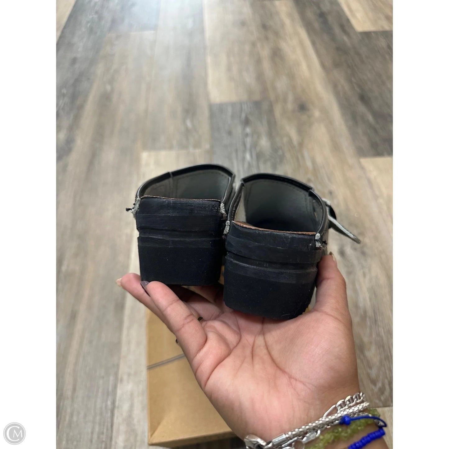 Shoes Heels Block By Troentorps In Black, Size: 9
