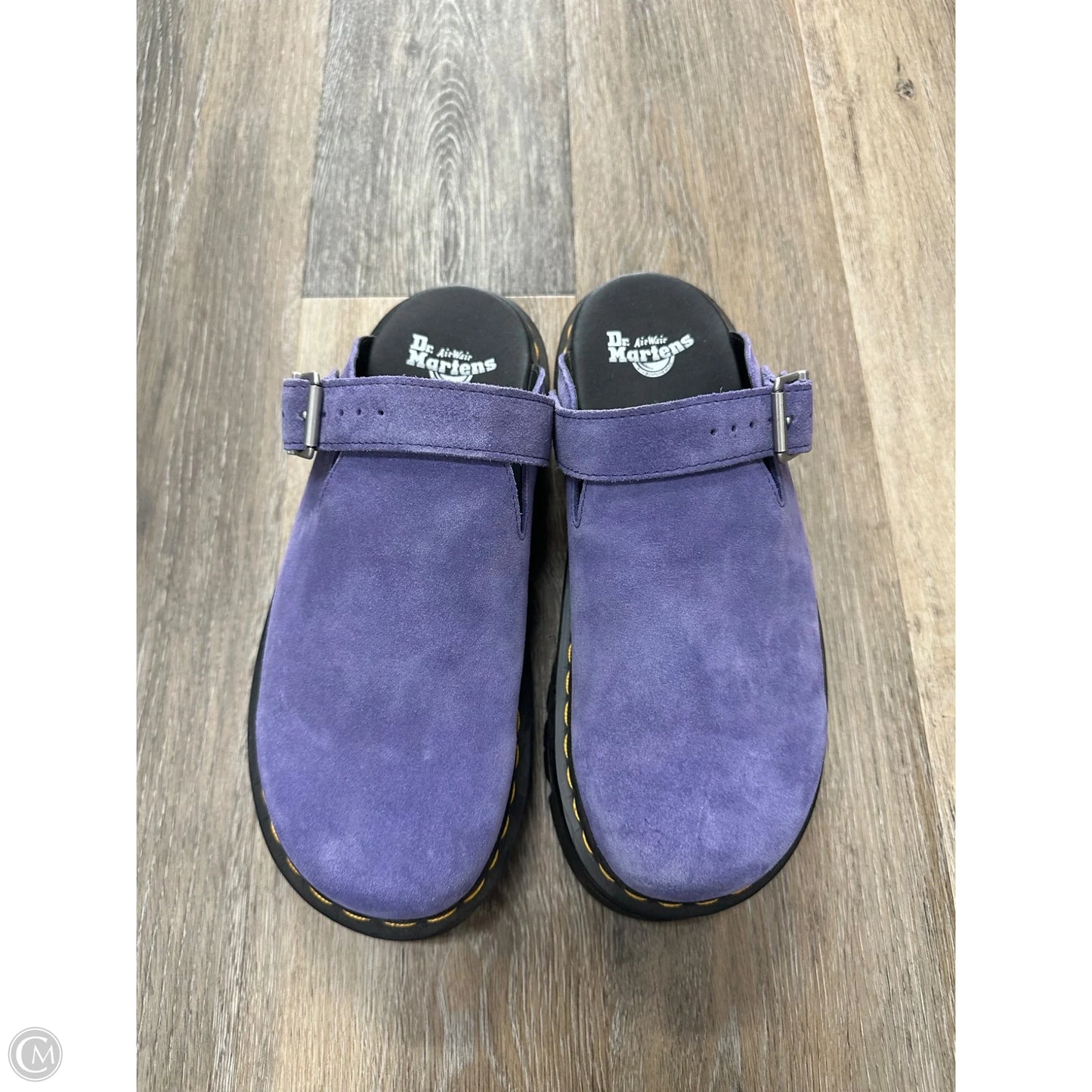 Shoes Heels Platform By Dr Martens In Purple, Size: 10
