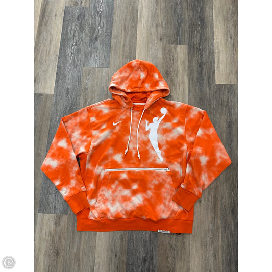 Athletic Sweatshirt Hoodie By Nike Apparel In Orange, Size: Xl