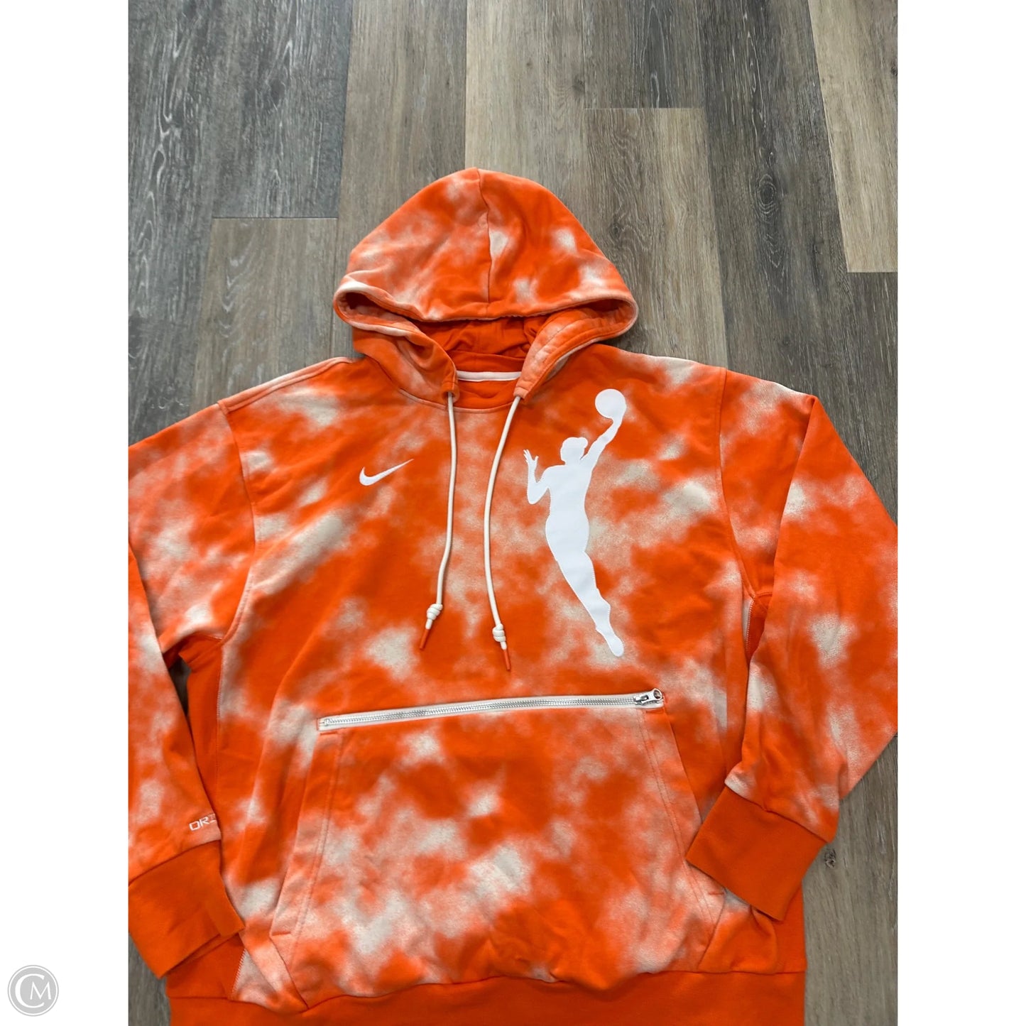 Athletic Sweatshirt Hoodie By Nike Apparel In Orange, Size: Xl