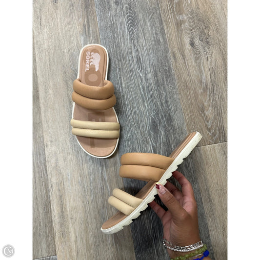 Sandals Flats By Sorel In Tan, Size: 7