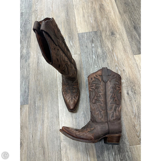 Boots Western By Corral In Brown, Size: 7