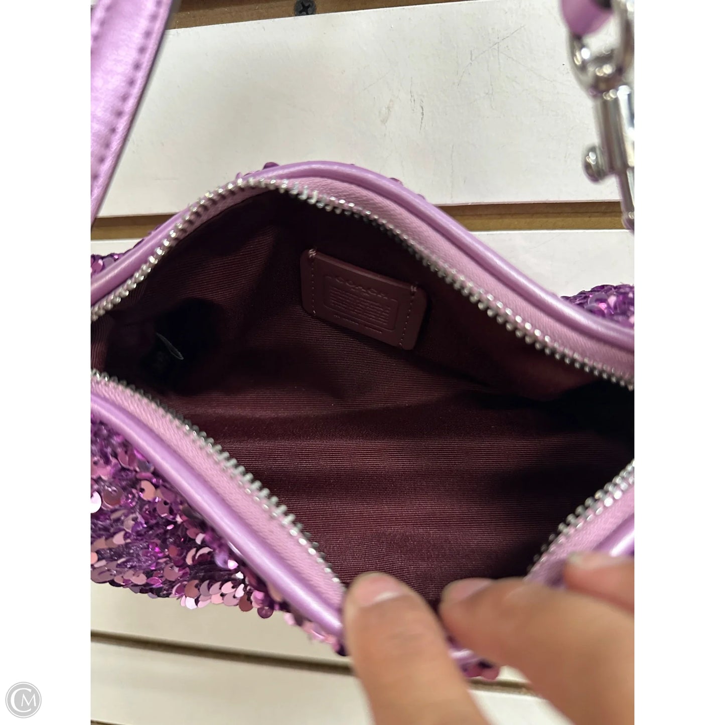 Handbag Designer By Coach, Size: Small